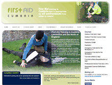 Tablet Screenshot of firstaidcumbria.co.uk